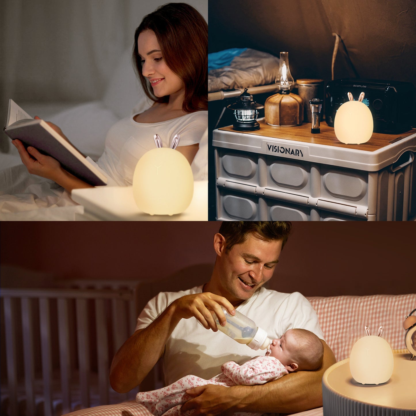 Cute Rabbit Baby Night Light